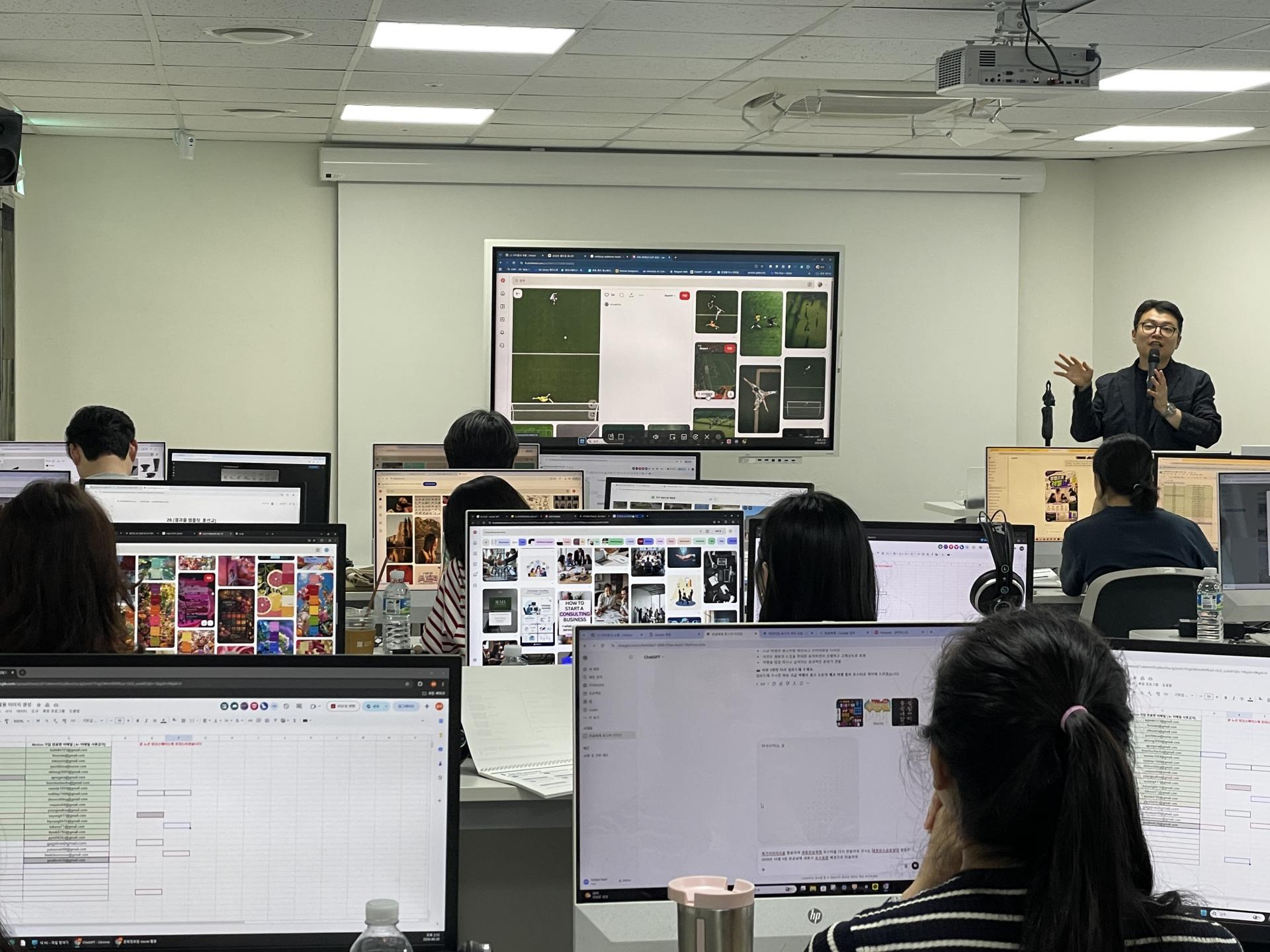 해양수산인재개발원 AI 챔피언 과정 실습 현장
